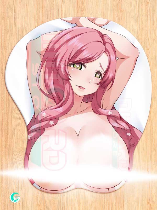 Hanazono Hahari v1 3D Mouse pad with Gel Wrist rest